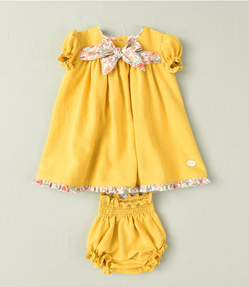 COCOTE Yellow Dress Set