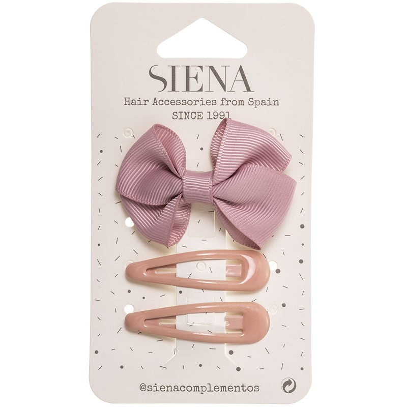 SIENA Hair Bow with clips (various colours available)