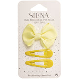 SIENA Hair Bow with clips (various colours available)