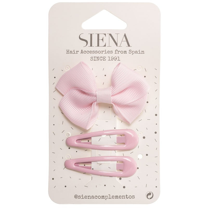 SIENA Hair Bow with clips (various colours available)
