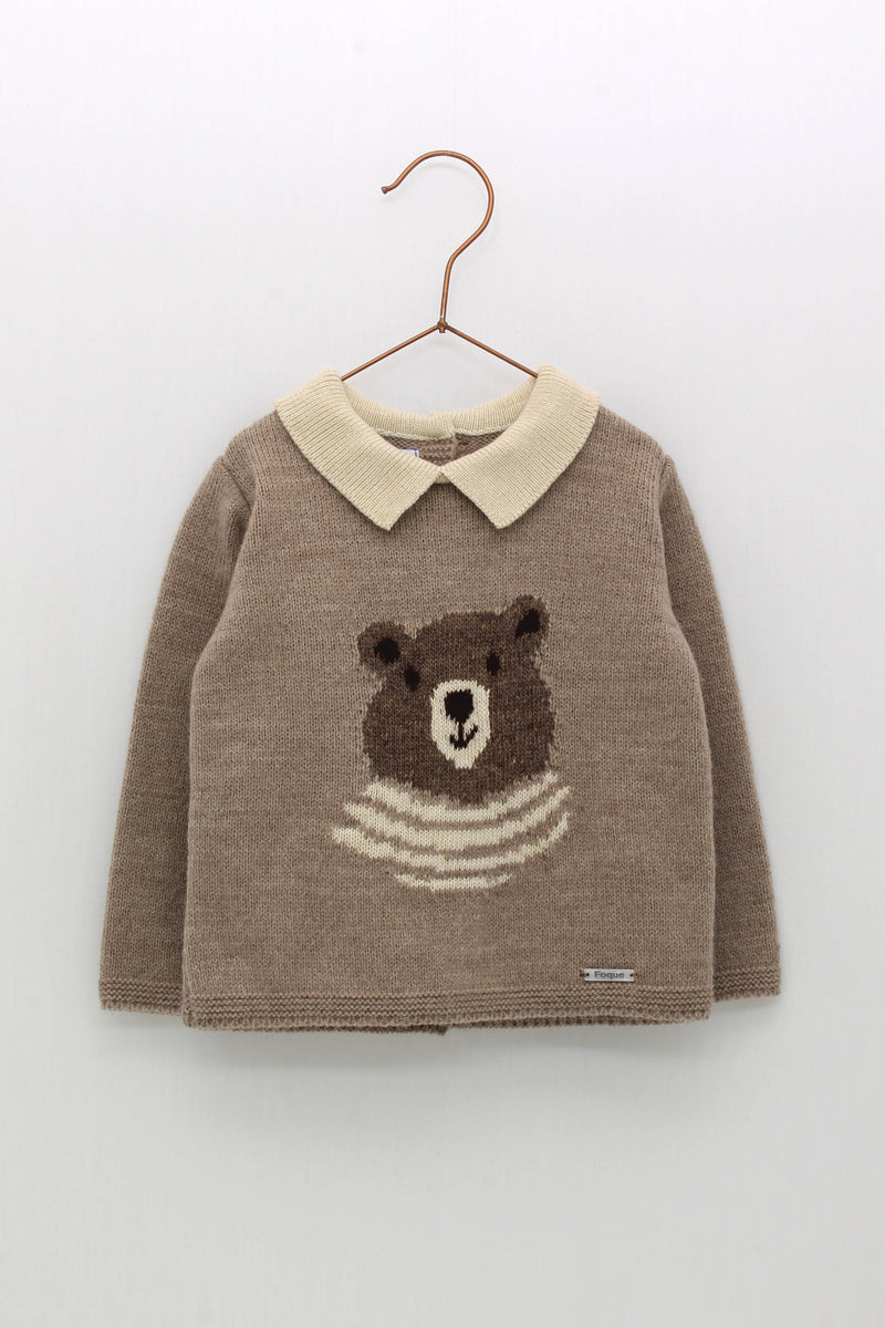 FOQUE Beige Jumper, Short & Hat Set