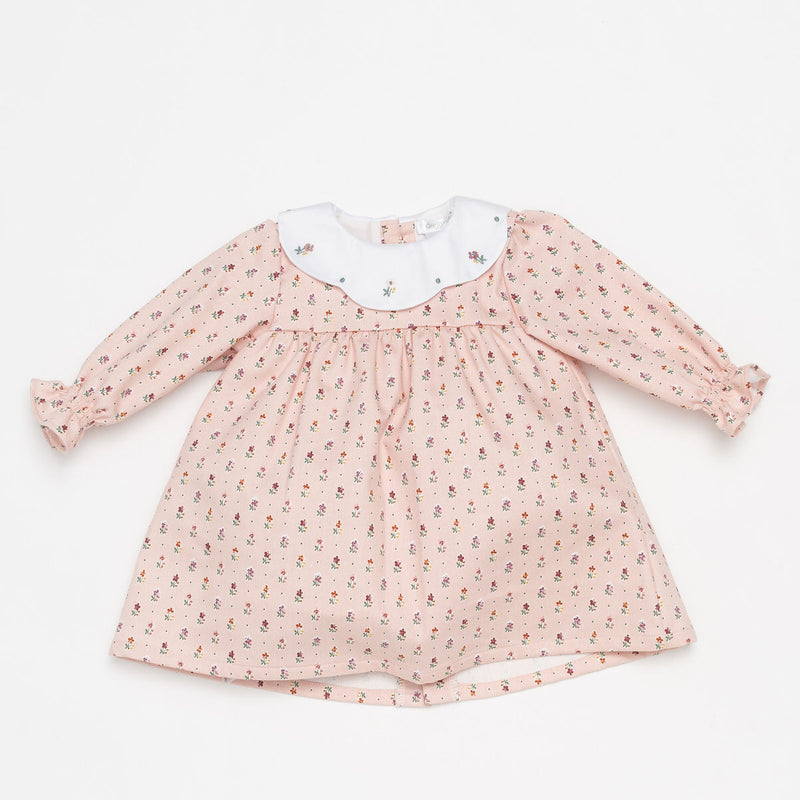 DEOLINDA Vintage Pink Floral Dress (6M - 4Y)