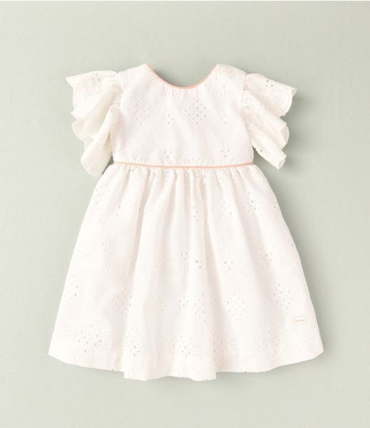 COCOTE Ivory Broderie Analgise Dress