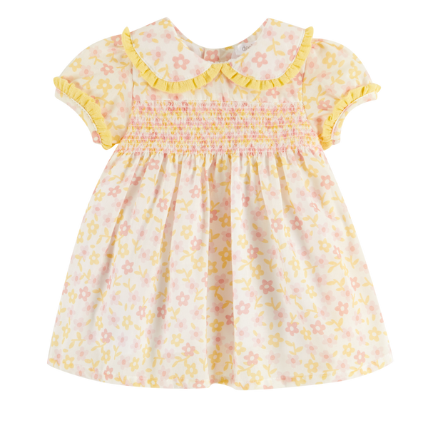 DEOLINDA Pink & Yellow Dress
