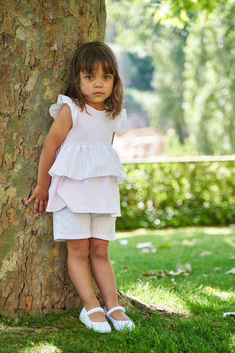 RAPIFE Pink Top & Bloomer Set