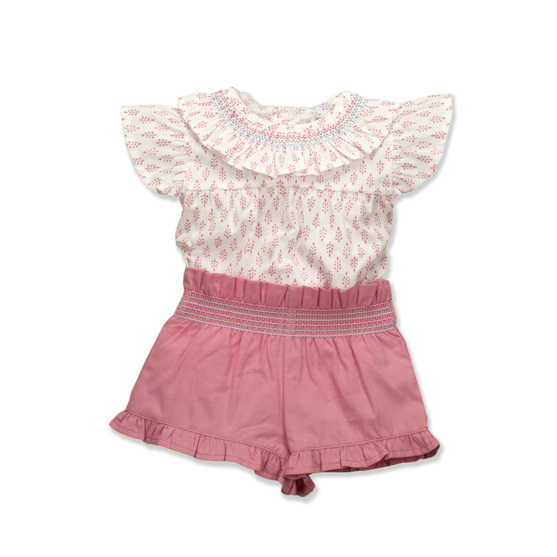 BABIDU Pink Short Set