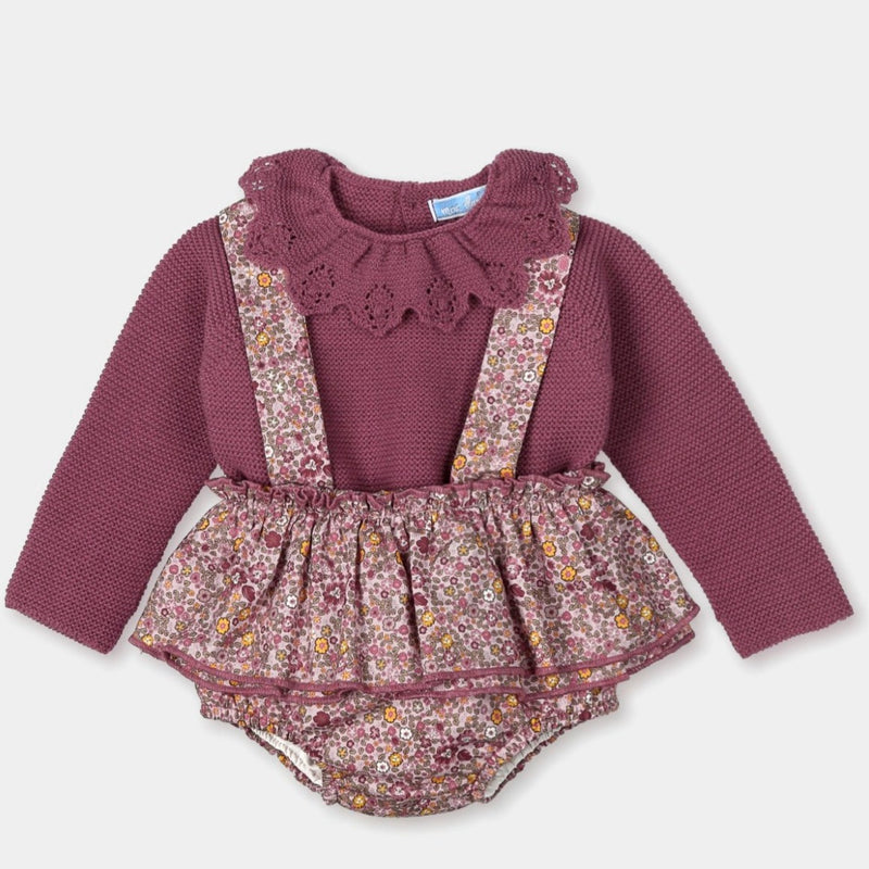 MAC ILUSION Knitted Top & Short Set