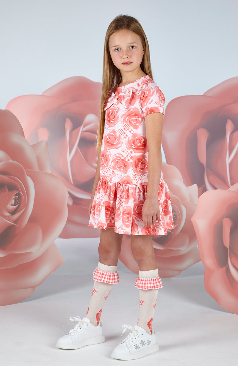 ADEE Coral Bow Dress