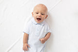 BLUES BABY Boys Knitted Romper
