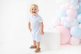 BLUES BABY Boys Knitted Romper