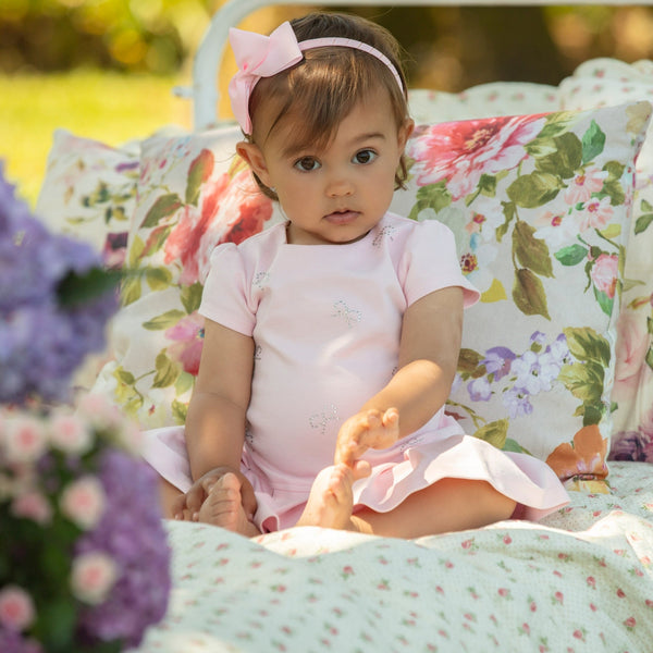 PATACHOU Girls Pink Bow Dress