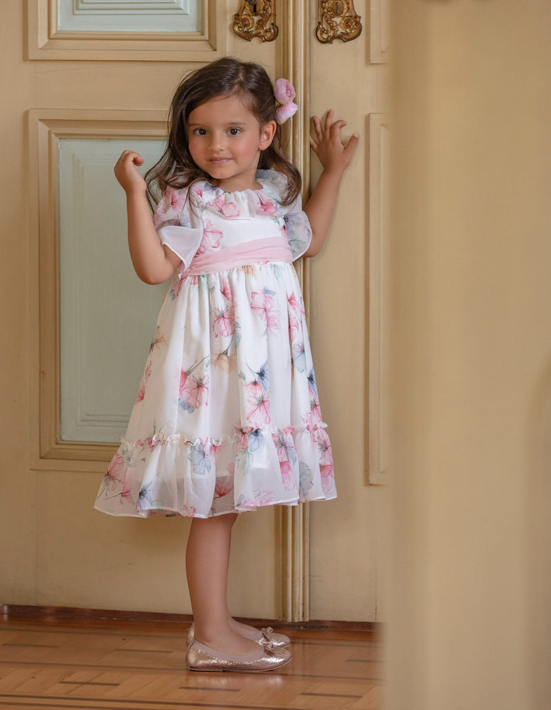 PATACHOU White Floral Dress