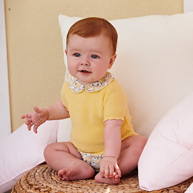 JULIANA Yellow Short Set