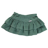 DOT Green Babycord Ana Skirt