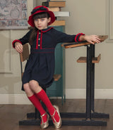 PATACHOU Navy Blue Jersey Dress
