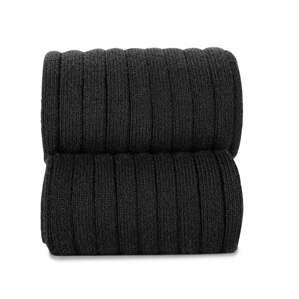 CONDOR Black Ribbed Tights