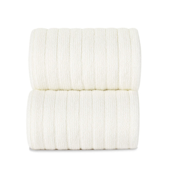 CONDOR Ivory Ribbed Tights