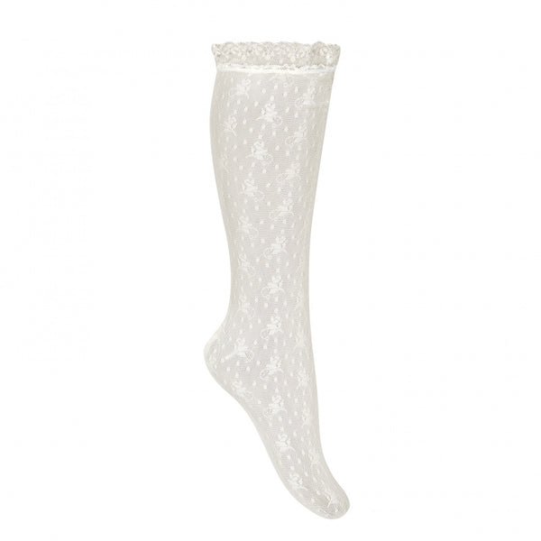 CONDOR Silk Lace Knee High Socks