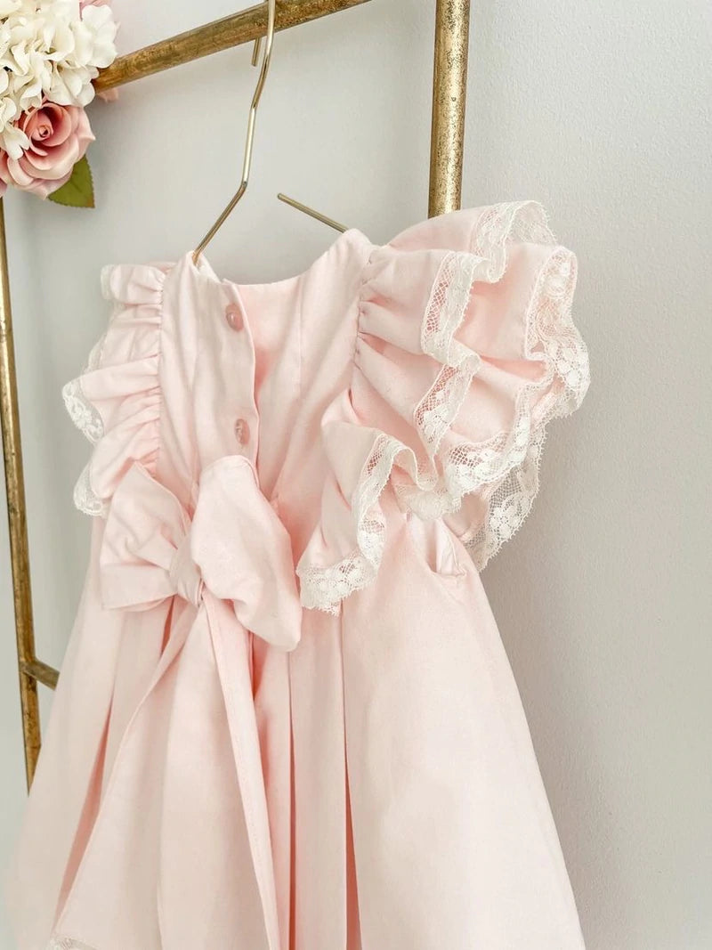 FOFETTES Pink Pleated Dress