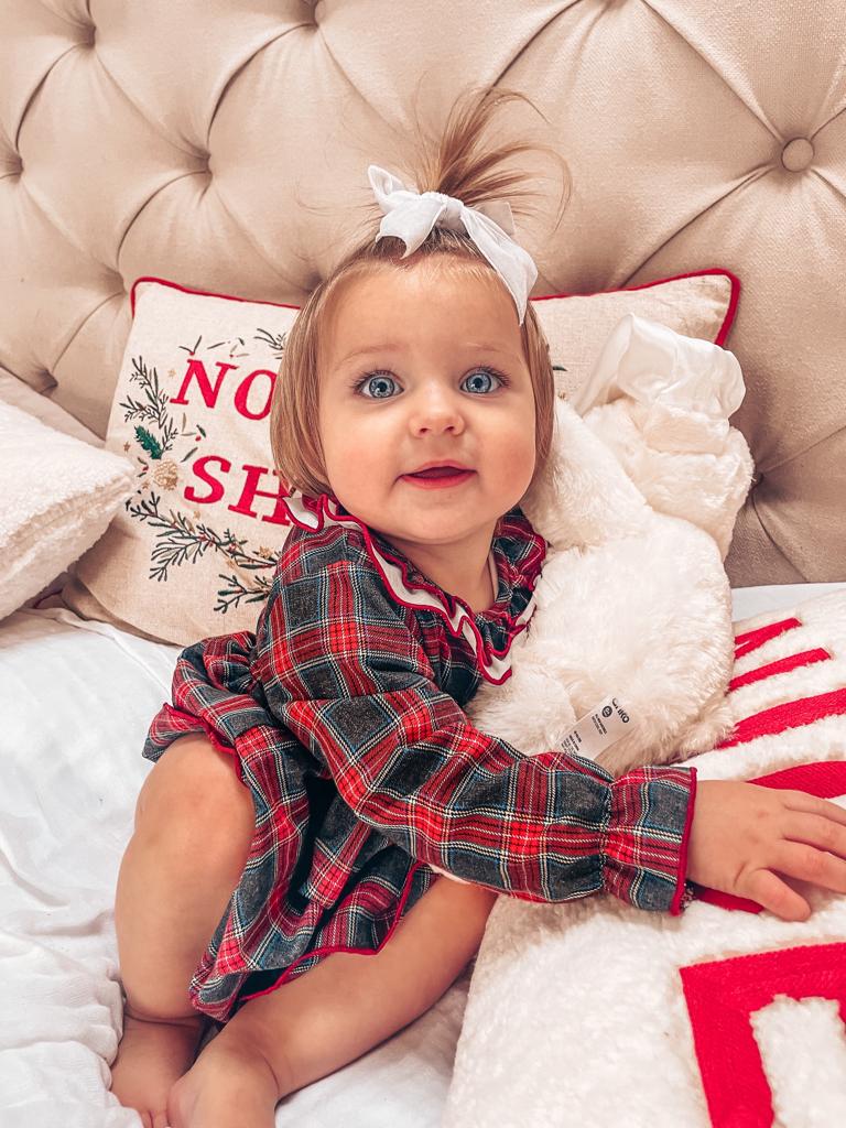 CALAMARO Red Tartan Dress