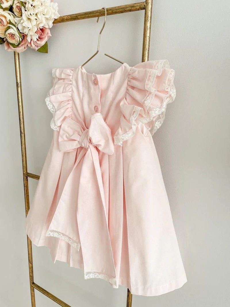 FOFETTES Pink Pleated Dress