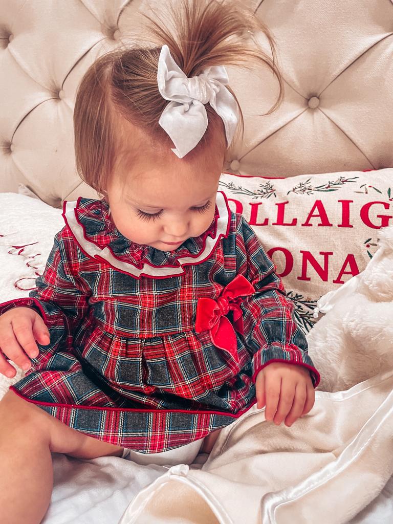 CALAMARO Red Tartan Dress