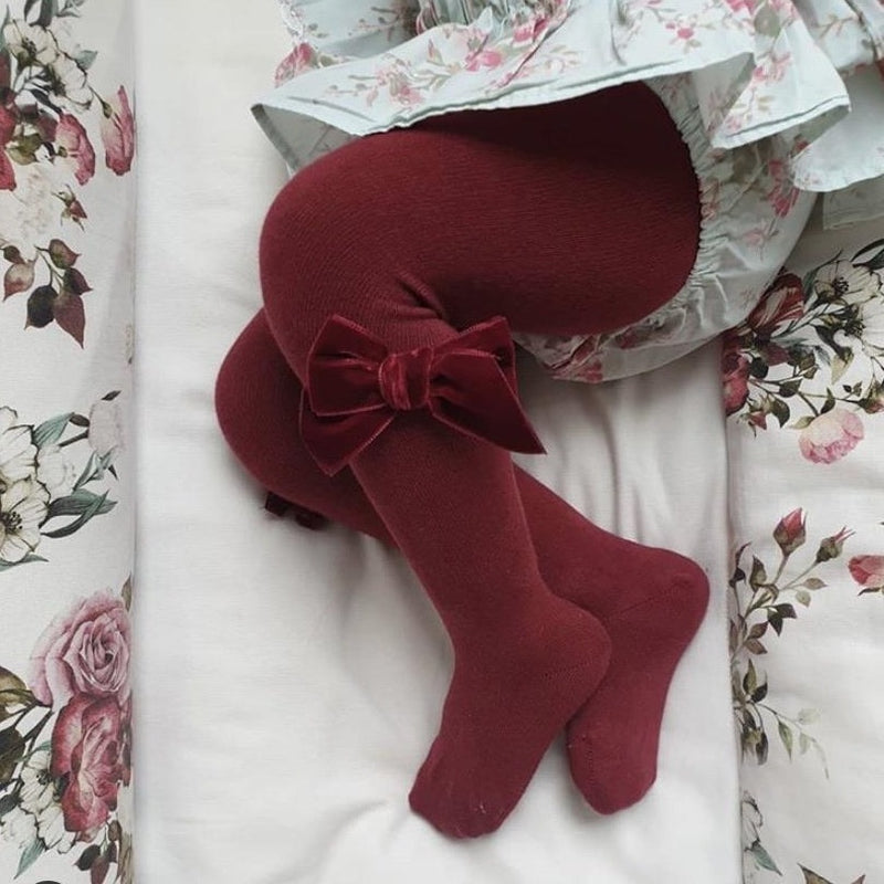 CONDOR Garnet Velvet Bow Tight