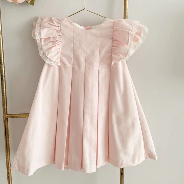 FOFETTES Pink Pleated Dress