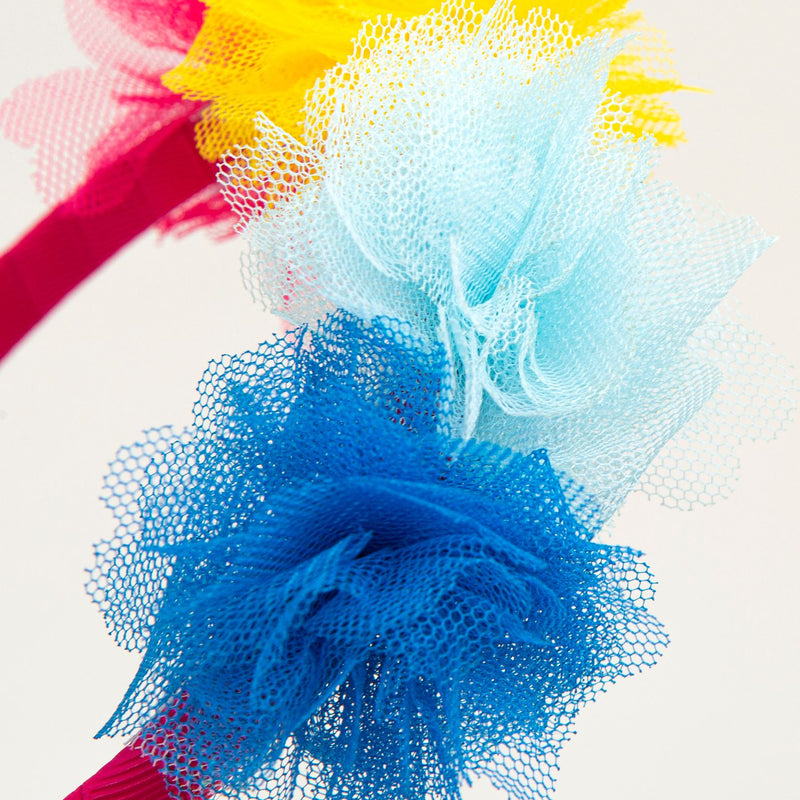 AGATHA Tulle Pom Pom Hairband