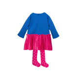 AGATHA Pink & Blue Dress Set